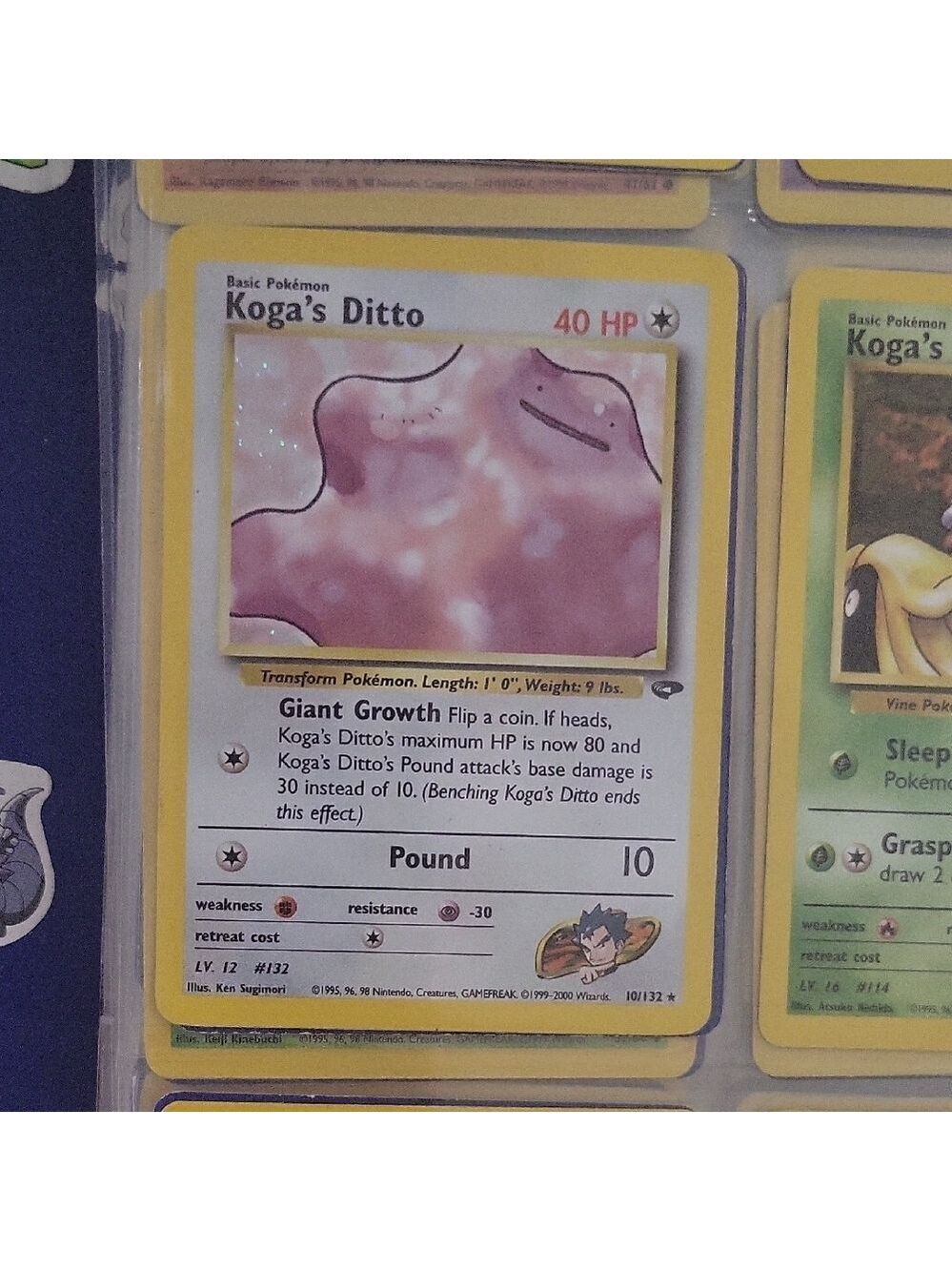 Pokemon Card Koga's Ditto